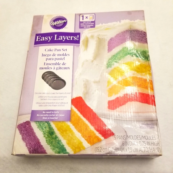 Wilton Kitchen Wilton Easy Layers Cake Pan Set New Poshmark